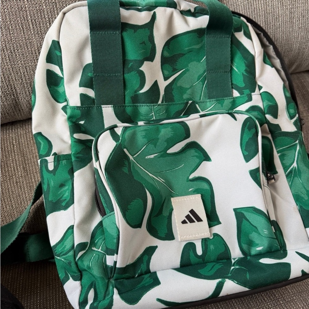 Adidas Tropical Green Leaf Backpack
